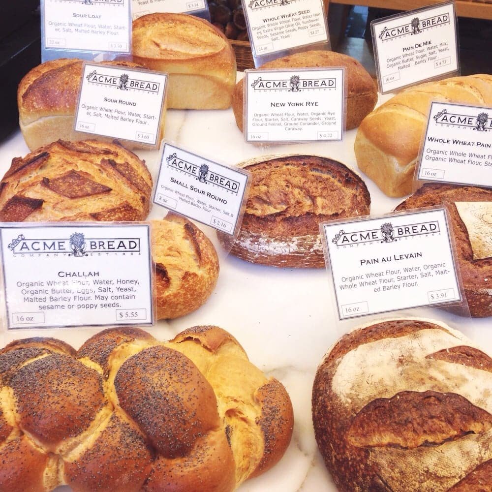 Ferry building sf - Fresh sourdough bread from Acme Bread