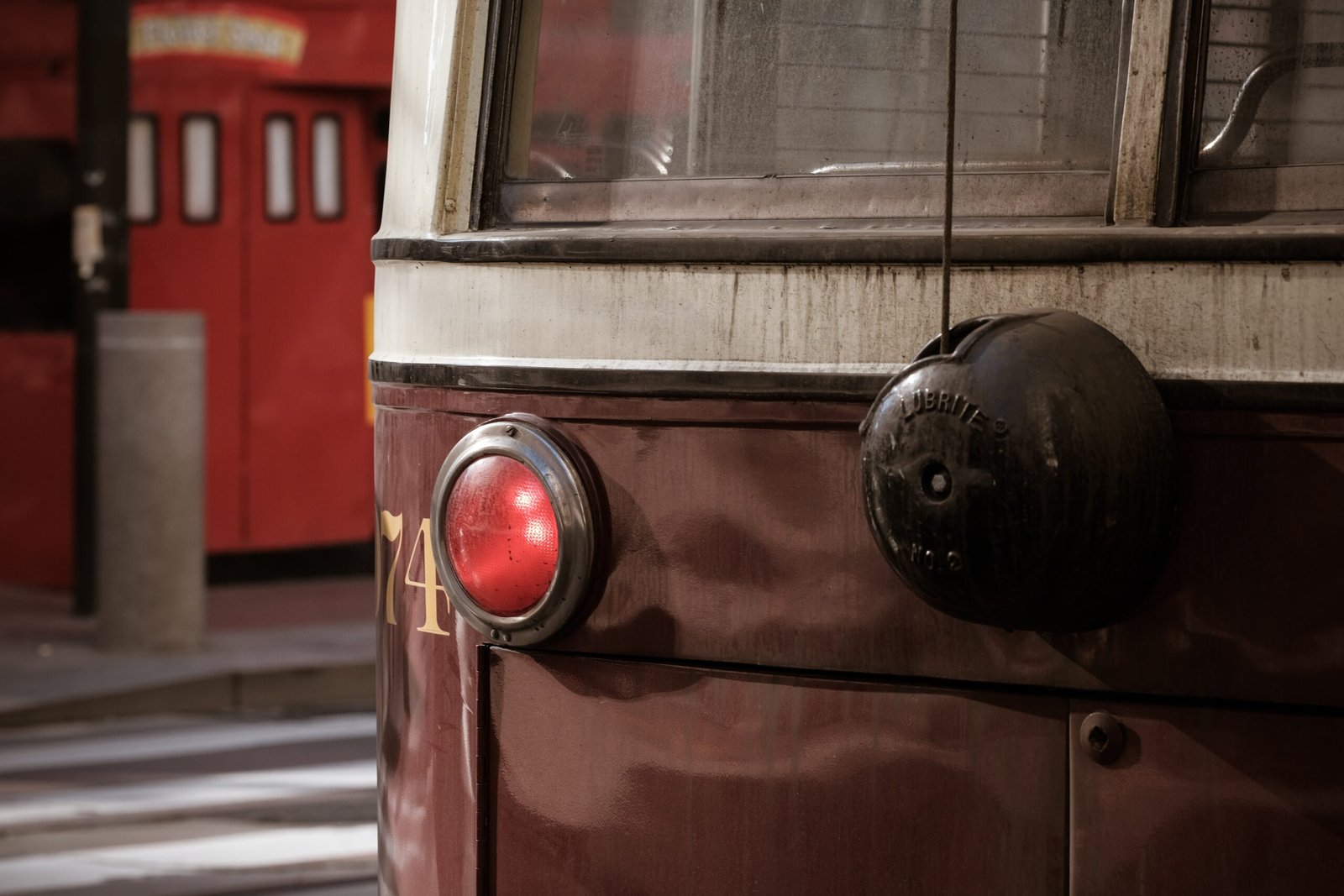 A close up of a San Francisco Cable Car