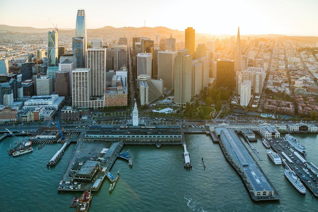 The Ferry Building San Francisco from Above