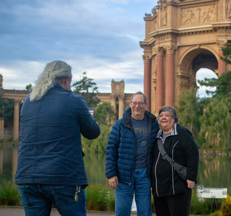 Palace Fine Arts SF tour Dylan's sightseeing