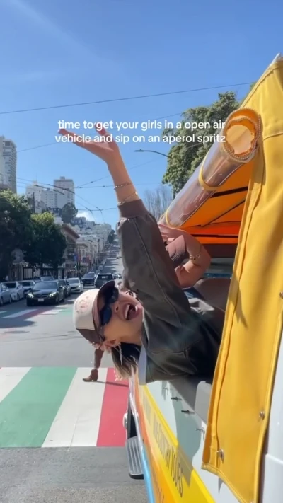 SF open-air tour van experience Dylan's Tours fun