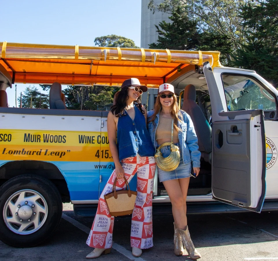 Happy tourists Dylan's Tours SF city experience